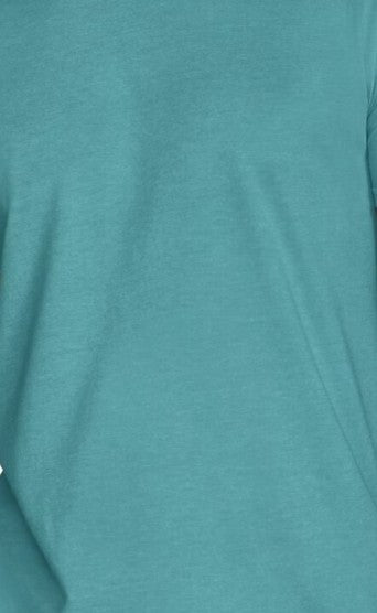 Color 'Heather Galapagos Blue'- Short Sleeve