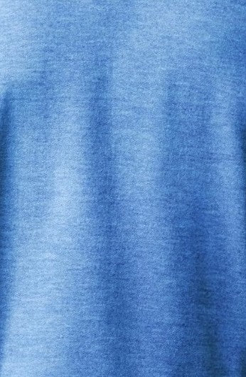 Color 'Heather Deep Royal'- Fleece Crewneck